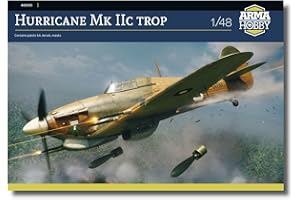 ARMA HOBBY Assembly model plastic kit of 40005 Hurricane Mk IIc Trop