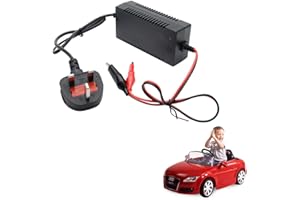 Toy Car Battery Charger, LanCo 6V 1A 5-10AH Mini Intelligent Sealed Lead Acid Battery Charger for Toy Car Motorbike Quad Bike, UK Plug