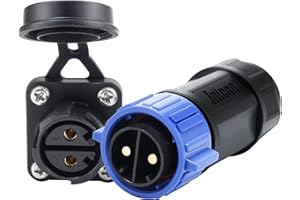 Trolling Motor Plug Receptacle Set, Briidea Marine Boat DC Power Connector Waterproof for Freshwater and Saltwater 12,24,36,48V