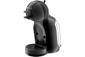 NESCAFÉ DOLCE GUSTO Mini Me Von Krups, kleine automatische Kapselkaffeemaschine, heiße und kalte Getränke, 15 Bar Druck, 0,8 Liter Wassertank, Eco-Mode, schwarz/Anthrazit, KP1238