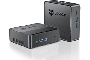 ‎BMAX BAMX B3 Mini PC 8 GB DDR4 256 GB SSD W-11 Pro Intel N5095 (bis zu 2,9 GHz) Micro Desktop PC,BT4.2/4K@60Hz UHD Dual Display/2,5-Zoll-SSD/Gigabit Ethernet/2.4+5G WiFi Mini Computer für Büro/Schule