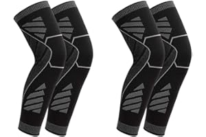 Deedlite Maintiens de compression d'Été pour Genoux et Jambes pour l'arthrite les douleurs articulaires, les lésions ligamentaires, les déchirures du ménisque (2, M（38-41cm）)