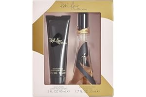 Rihanna Reb'l Fleur Eau De Parfum 50ml Gift Set, 50ml EDP 90ml Body Lotion Perfume