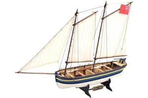 Artesanía Latina - Maquette de Bateau en Bois - Canot Auxiliaire HMS Endeavour - Modèle 19005, Échelle 1:50 - Maquettes à Assembler - Niveau Débutant