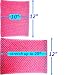 TtS 1.5"x6" 6"x6" 7"x9" 8"x10" 10"x12" Crochet Tube Top Infant Dress elastic Waistband Headband Tutu Supplies For Baby Girls 16 Colours (10"x12" Turquoise)