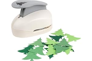 ‎IDEEN MIT HERZ Ideen mit Herz Jumbo-Stanzer | Tannenbaum | Motivstanzer | Motivlocher für Papier | Kreiere z.B. Grußkarten oder Geschenkanhänger zur Weihnachtszeit | Ausstanzung: Ca. 4,3 cm x 4 cm