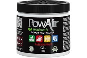 PowAir Gel Geruchskiller Geruchsneutralisierer Geruchsentferner Passion Fruit Lufterfrischer 400 gr