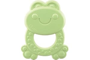 Chicco Rana Massaggiagengive ECO+, Massaggia Gengive per Neonati con Bolle in Rilievo, Realizzato in Morbida Bioplastica, Made in Italy - Giochi Dentizione Neonati e Bambini 3 Mesi - 18 Mesi
