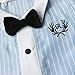 EFE Infant Baby Boys Summer Gentleman Bowtie Romper Party Outfits Clothing 0-6 Months