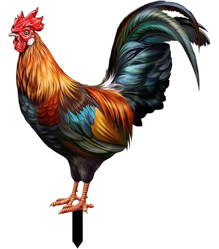 Acrylique Poule Piquets de Jardin Signe Animal Statue Piquets Décoratifs Jardin Poule Décoration Acrylique Poule Piquets de Jardin Signe Animal Statue Piquets Décoratifs Jardin Poule Décoration