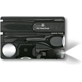 Victorinox 0.7333.T3 SwissCard Lite Onyx | G&uuml;nl&uuml;k kullanım ve seyahat i&ccedil;in b&uuml;y&uuml;te&ccedil;, cımbız ve t&uuml;kenmez kalem ile kredi kartı 