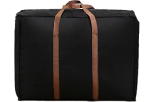 Changtai Groß Aufbewahrungstasche Heavy-Duty Tragetasche Umzugstasche mit Handgriff, Faltbare Kleider Aufbewahrung Moving Bags für Bettzeug Decken Bettdecken Kissen