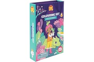 TIGER TRIBE- Colouring Set/Mystical Forest Cuadernos y Libros para Colorear, Multicolor (3760285)