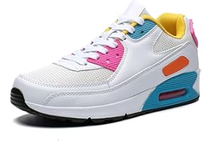 MANZOOR Homme Air Running Chaussures de Course à Pied Tendance pour avec Coussin d'air Baskets Femme Sneaker décontractées pour la Marche Le Tennis Le Basket-Ball la Gym Les Sports