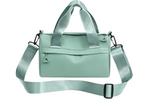 HICARRY Mini Gym Bag, Nylon Mini Duffle Bag, Small Waterproof Crossbody Shoulder Bags Lightweight Zipper Gym Tote Bag with Adjustable Strap