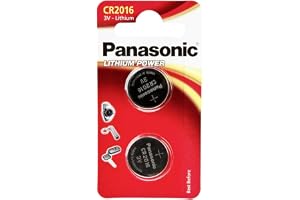 Panasonic CR2016L Specialist Litiummynt Batteri (paket med 2)