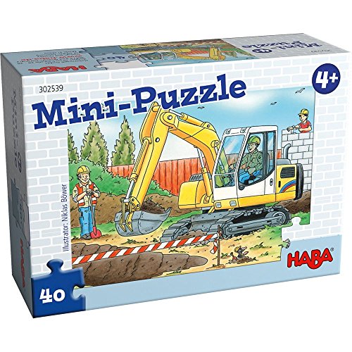 Preisvergleich Produktbild Haba 302539 Mini-Puzzle Baustelle