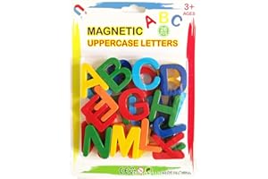 Alphabet Magnetic Toy - Fridge Alphabet Spelling Toy Magnetic Letters Stickers - Kids Refrigerator Magnet Stickers Educational Toy for Kindergarten Lingjiong