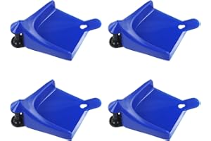 KOORIUM CAD Detailing Car Tyre Guard,4 Pcs Heavy Duty Wheel Hose Guides with Active Locking Grips Durable Plastic Detail Guardz for Car Washing Great Accessories for Car, Truck, & Motorcycle Tires(4 Pcs blue)