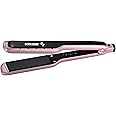 Sonashi Wet and Dry Hair Straightener with Ceramic Coated Plates, Adjustable Temperature Settings For Versatile Straightening, PTC Heating, Hair Straightening Iron 68W SHS-2059 Pink