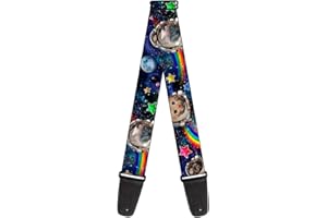 Buckle-Down Buckle-Down Paski do Gitary, Wielokolorowy, 29-54"