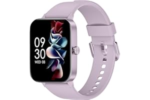 KIUVKAS Smartwatch Uomo Donna, 1.95" Full Touch Screen Smartwatch con Effettua/Risposta Chiamate, Fitness Tracker con Pressione Sanguigna e Monitor Sonno, 140+ Sport Step Counter per Android iOS