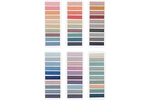 ELII 1200pcs Page Markers, Morandi Sticky Note Tabs Colored Writable and Repositionable Book Flags