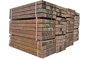 Faura - Traviesas de Madera tratada | Varias Medidas | Seleccione | Precio por Unidad | 22x12x120 cm. -