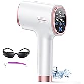 Epilatore Luce Pulsata IPL con Funzione di Raffreddamento, Schermo tattile LCD, 9 Livelli di Energia,600-1200NM Onda Luminosa