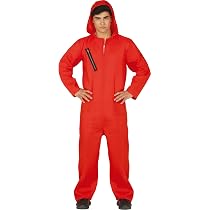 Mono Rojo Con Capucha De Gamer Para Mujer – Disfraz De Guardia, Cremallera Y Cinturón Falso, Ideal Para Carnaval Y Cosplay (Talla M)