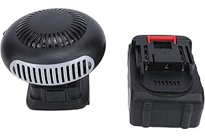 HUSHUI Calentador de Espacio con Batería, Calentador Portátil Inalámbrico de 12000 MAh con Salida de 170 W para Descongelador de Coche, Hogar Al Aire Libre