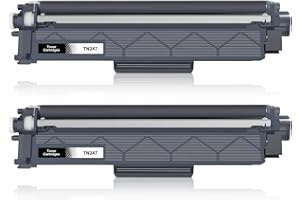 JHAAN Kompatybilny z tonerem Brother MFC l3750CDW Brother TN-243CMYK TN247 TN243 TN-247BK do MFC-L3770CDW DCP-L3550CDW HL-L3230CDW HL-L3210CW MFC-L3710CW (2 czarne)