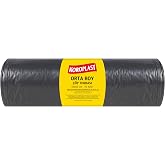 Koroplast Orta Boy &Ccedil;&ouml;p Torbası 20 Adet 55x60 cm, Sızdırmaz & Yırtılmaz, &Ccedil;ift Katlı, Geri D&ouml;n&uuml;şt&uuml;r&uuml;lebilir &Ccedil;&ouml;p Poşeti, Fabrika