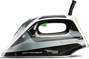 Solac CVG9512 Intelligent Evolution - Centro de planchado compacto, ECO y TURBO, Tecnología Sensor, 2800 W, Plástico