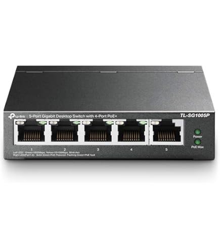 TP-Link TL-SG1210P 10-Port Gigabit Desktop Switch with 8