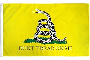 BANDIERA GADSDEN NON CALPESTARMI 90x60cm - BANDIERA DONT TREAD ON ME 60 x 90 cm - AZ FLAG