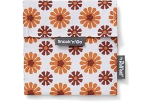 Roll'eat ® | Porta Sandwich Reutilizable, Bolsa Ecológica sin BPA, Porta Bocadillo de Color Gràcia - Snack'n'Go Tiles