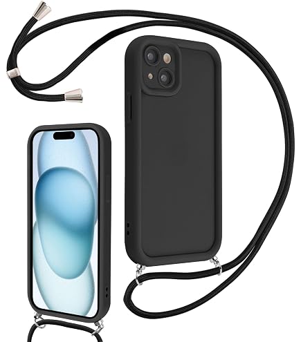 MyGadget Cover per iPhone 11 Pro - Custodia con Corda - Case con Cordino Opaca Antiurto | Bumper con Laccio | Tracolla - Practical Stylish Verde scuro