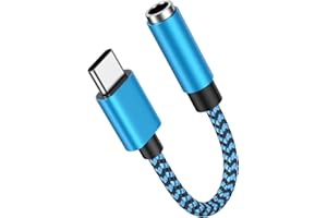 VEDFOAD Adapter USB C auf Klinke,USB C Klinke Adapter 3.5mm Kopfhörer Jack Adapter Typ C Aux Audio für Samsung S23 S24 S22 S21 S20+ S20 Ultra Note20 A55 A54 A53 A33 A34 A14,Huawei P50/Pro Mate40,Pixel 4 XL