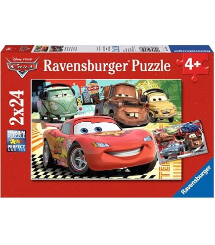 Educa - Lot de 4 Puzzles progressifs pour Enfants de 12 à 25 pièces | Cars 2 | 3 4 5 Ans et Plus (14942