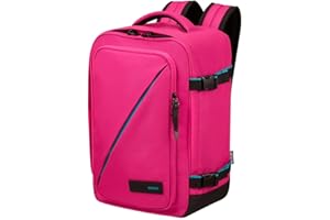 American Tourister Take2Cabin - Torba kabinowa Ryanair 25 x 20 x 40 cm, 24 L, 0.40 kg, bagaz podreczny, plecak samolotowy S Underseater, rózowy (sorbet malinowy)