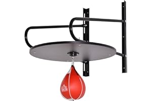 GIORDANO SHOP Set Boxe Sacco Pera Veloce con Supporto a Muro e Accessori