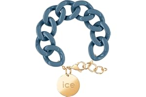 ICE-WATCH ICE - Jewellery - Chain Bracelet Bracelet Mailles XL pour Femme Fermé d'une Médaille Dorée