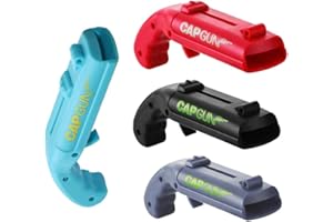 BUCHKLASSIKER Cap Gun Apribottiglie Spara Birra Sparatutto Fantastico giocattolo di tendenza per bere Party Game (4 colori in 1 confezione)