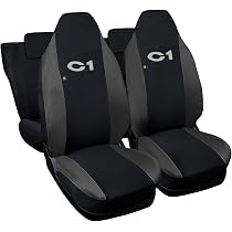 Lupex Shop 17239-01 Citroen C1 zweifarbige Sitzbezüge - schwarz ...