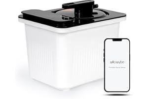 WILLOWYBE Sauna de vapor personal portátil para el hogar, spa, vaporizador King Power Pot de 4 L con control Bluetooth (solo generador de vapor)