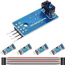 5 Sensori Fotoelettrici LM393 H2010 - Per Conteggio E Velocità Motore, Con Cavi - Foto 6