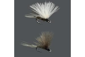 YAZHIDA Fliegenfischen Trockenfliegen / Nymphen / Caddis Fallschirm / Dorato Hasenohr / Elch Hari / Griffith's GNAT/HEMMINGWAY / Fallschirm Adams / Royal Coachman / Peg's Midge (kleine CDC Dun)