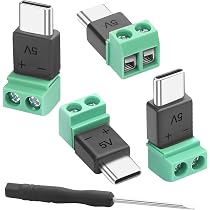 Adattatore USB 3.0 Maschio A USB-C Femmina – Solo Ricarica, Schermatura Dati E Alloggiamento In Alluminio (4 Pezzi)