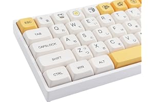 HYEKIT PBT Keycaps 137 Keys Dye Sublimation Keycaps XDA Profile Japanese Keycaps for Cherry Gateron MX Switches Mechanical Keyboards